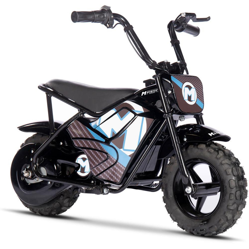MotoTec | 24V/9Ah 250W Electric Mini Bike | MT-MiniBike-24v-250w_Black