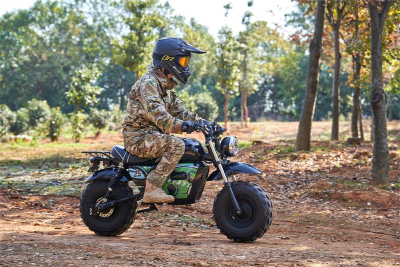 MotoTec | 60V/20Ah 1500W Electric Mini Bike | MT-MiniBike-60v-1500w_Black