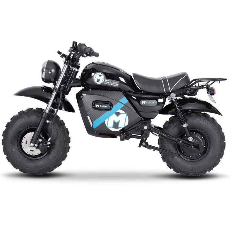 MotoTec | 60V/20Ah 1500W Electric Mini Bike | MT-MiniBike-60v-1500w_Black