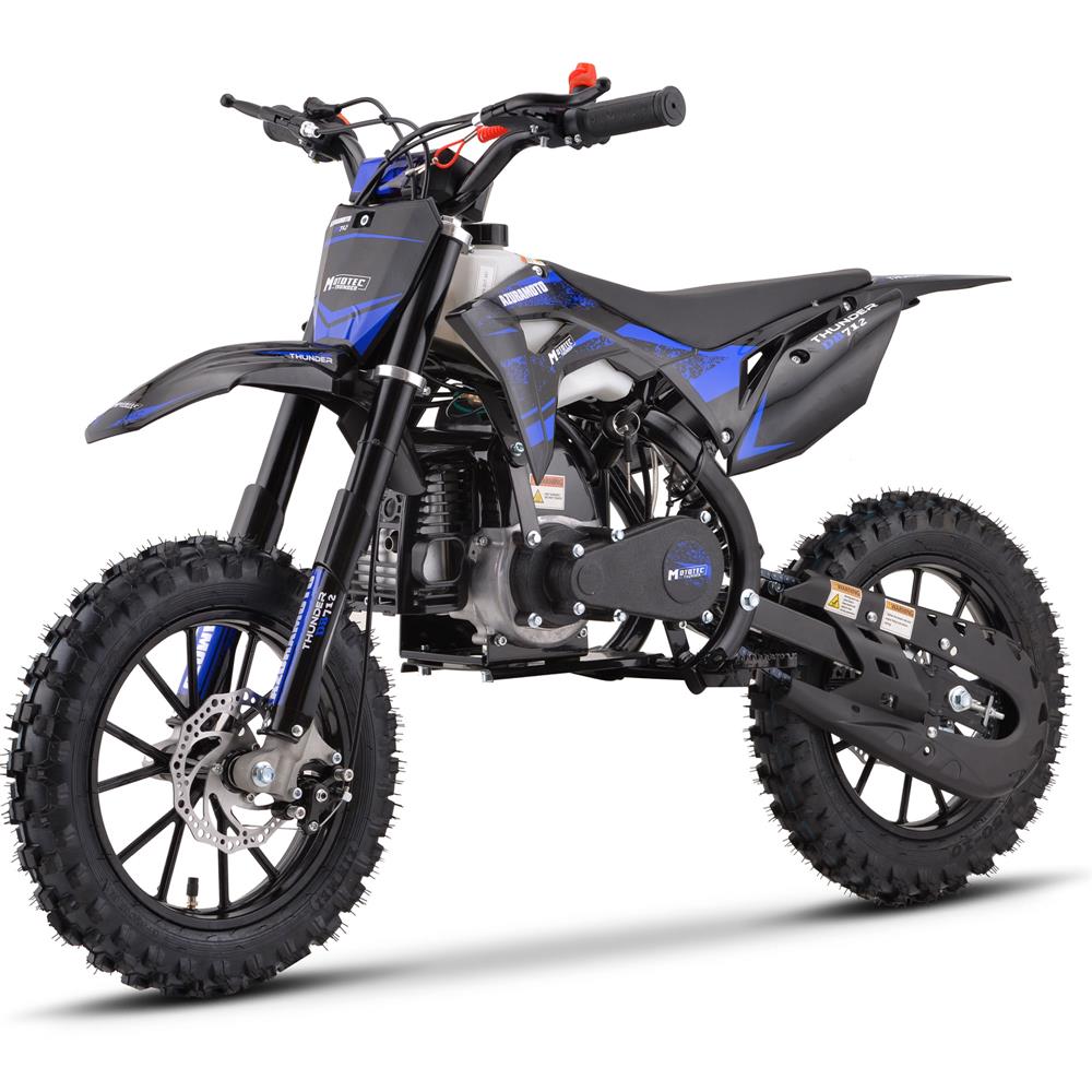 MotoTec | Thunder 50cc 2-Stroke Kids Gas Dirt Bike