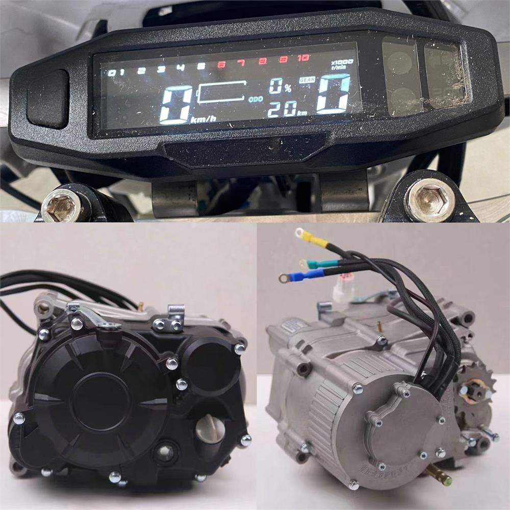 MotoTec | Venom 72V/50Ah 12000W Electric Dirt Bike | MT-Venom-72v-12000w_White