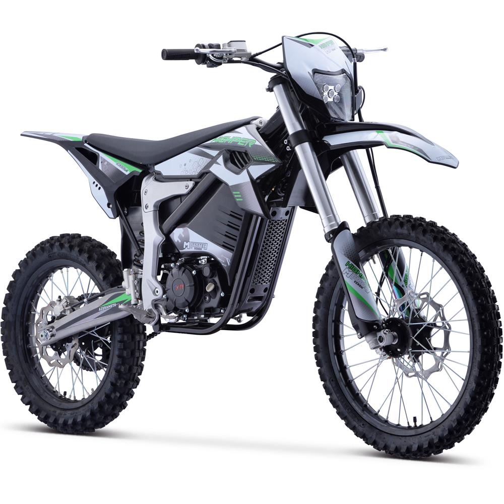 MotoTec | Venom 72V/50Ah 12000W Electric Dirt Bike | MT-Venom-72v-12000w_White