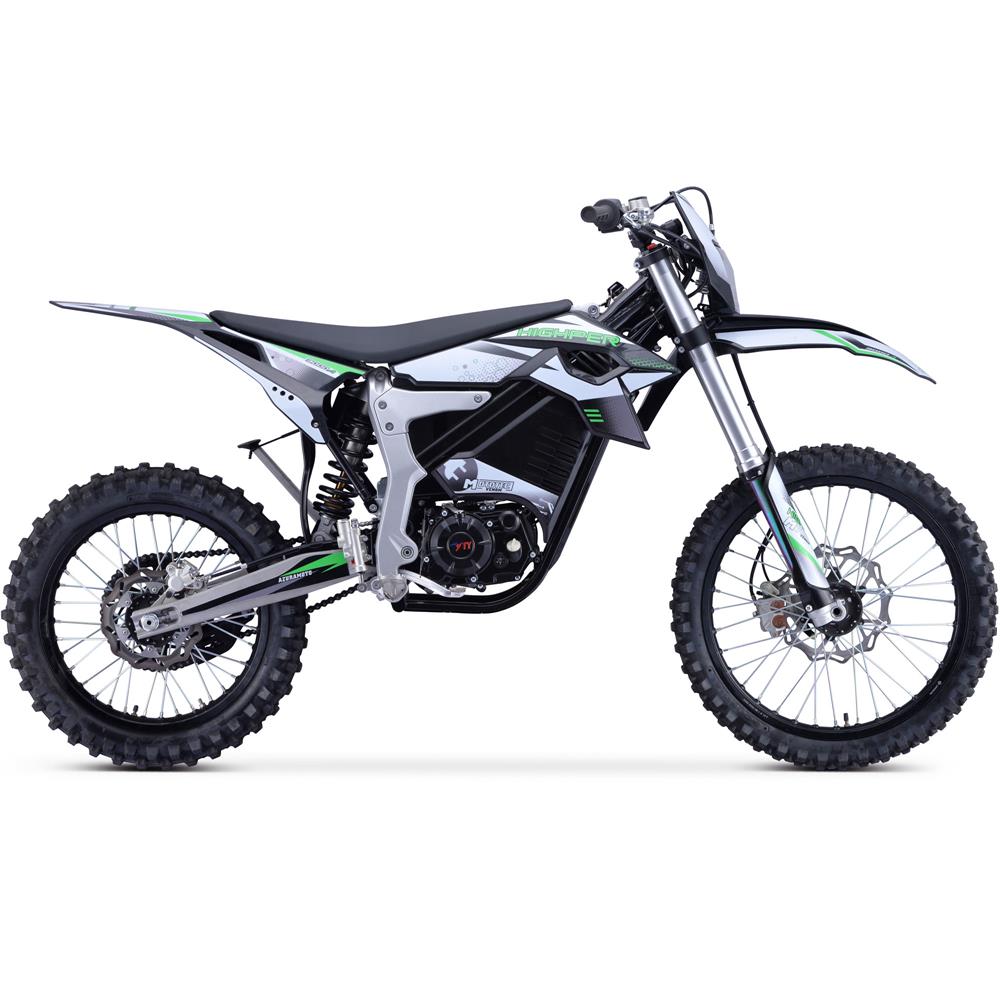 MotoTec | Venom 72V/50Ah 12000W Electric Dirt Bike | MT-Venom-72v-12000w_White