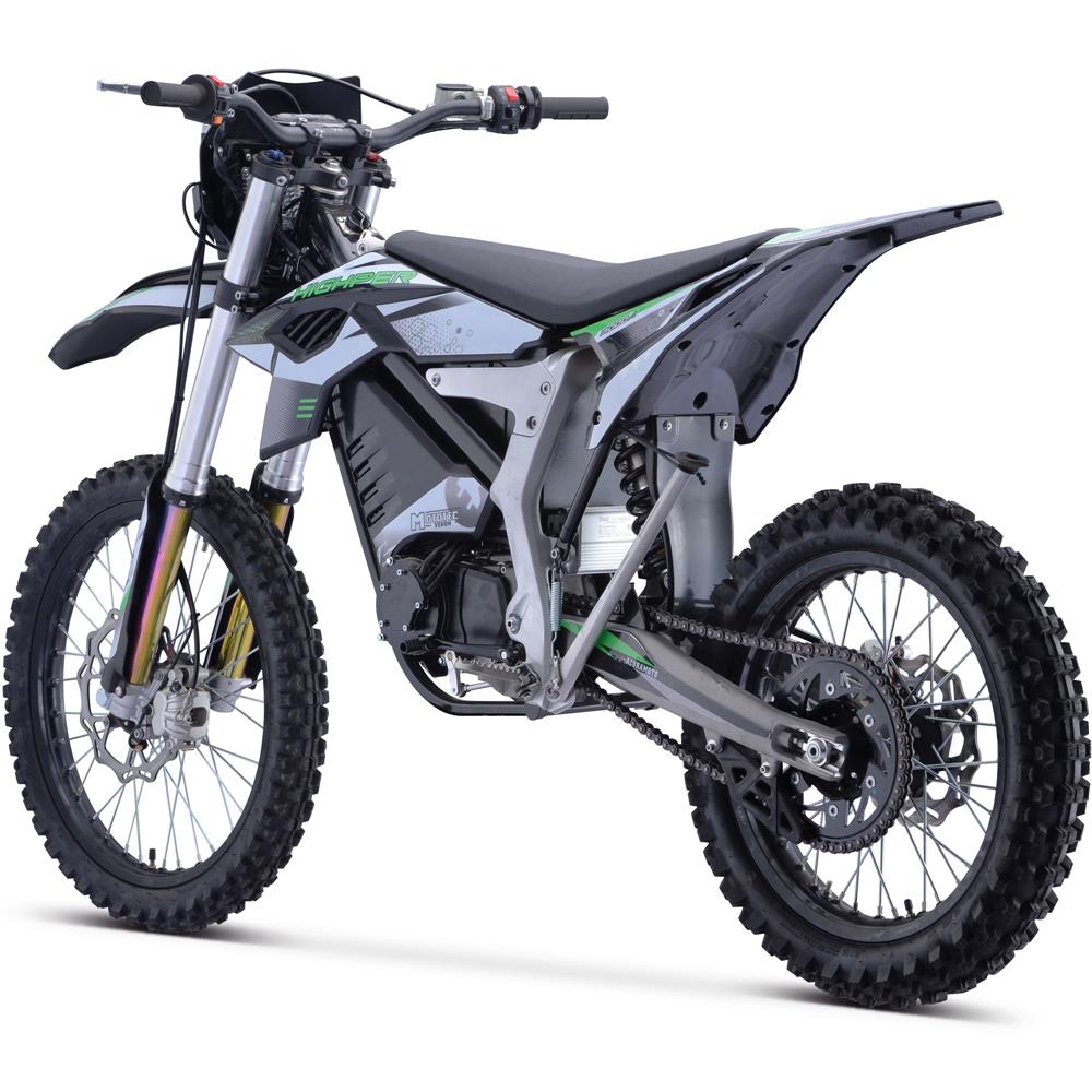 MotoTec | Venom 72V/50Ah 12000W Electric Dirt Bike | MT-Venom-72v-12000w_White