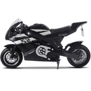 MotoTec | 48V/12Ah 1000W Pocket Bike | MT-EP-Super_Black