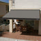 Multiple Awnings Brasilia Slim Premium Full Cassette Electric Retractable Sun Shade Awning With Black Frame (SAK42536)