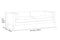 Valencia Mary Full-Aniline Leather Wide Sofa, Saddle Tan