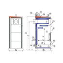UNI 95 wood boiler, 330K BTU