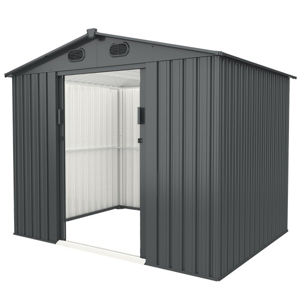 8'x6' Metal Storage Shed