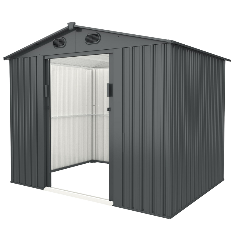 8'x6' Metal Storage Shed