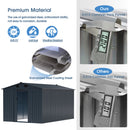 8'x12' Metal Storage Shed