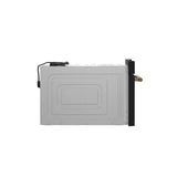 FORNO Espresso Capoliveri 30" 1.2 cu. ft. Built-In Microwave Drawer in Black with Antique Brass Handles, FMWDR3000-30BLK