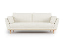 Valencia Mila Boucle Fabric 78" Sofa, Beige