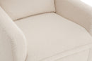 Valencia Milo Sheepskin Swivel Recliner Chair, Beige