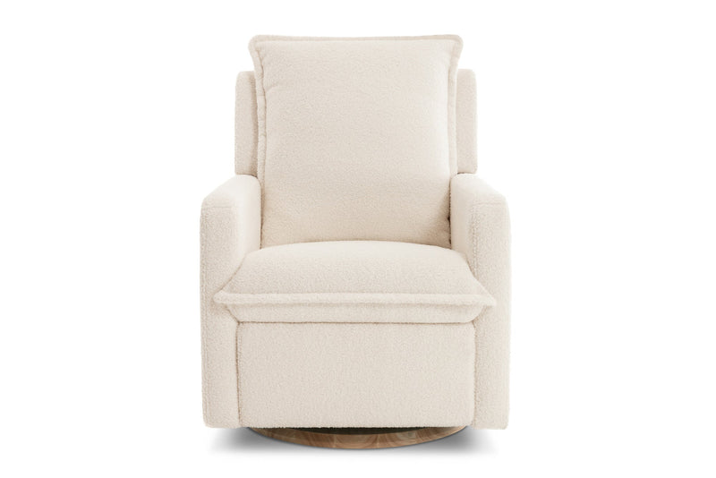Valencia Milo Sheepskin Swivel Recliner Chair, Beige
