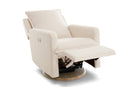 Valencia Milo Sheepskin Swivel Recliner Chair, Beige