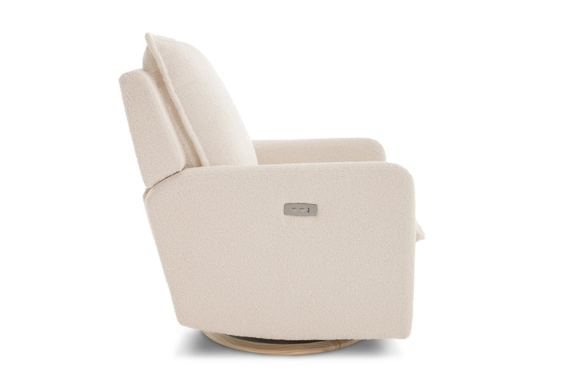 Valencia Milo Sheepskin Swivel Recliner Chair, Beige