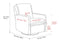 Valencia Milo Sheepskin Swivel Recliner Chair, Beige