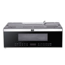 FORNO Padula 30" 1.2 cu. ft. 400 CFM Over The Range Microwave in Stainless Steel, FOTR3080-30