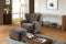 Valencia Flemming Lassen The Tired Man Lounge Chair & Footstool in Genuine Sheepskin, Coffee