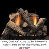 Monessen 18" Stony Creek Refractory Gas Log Set (Logs Only)