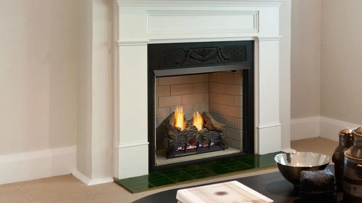 Monessen 36" Lo-Rider LCUF Clean Face Vent Free Gas Firebox with Interior Panels