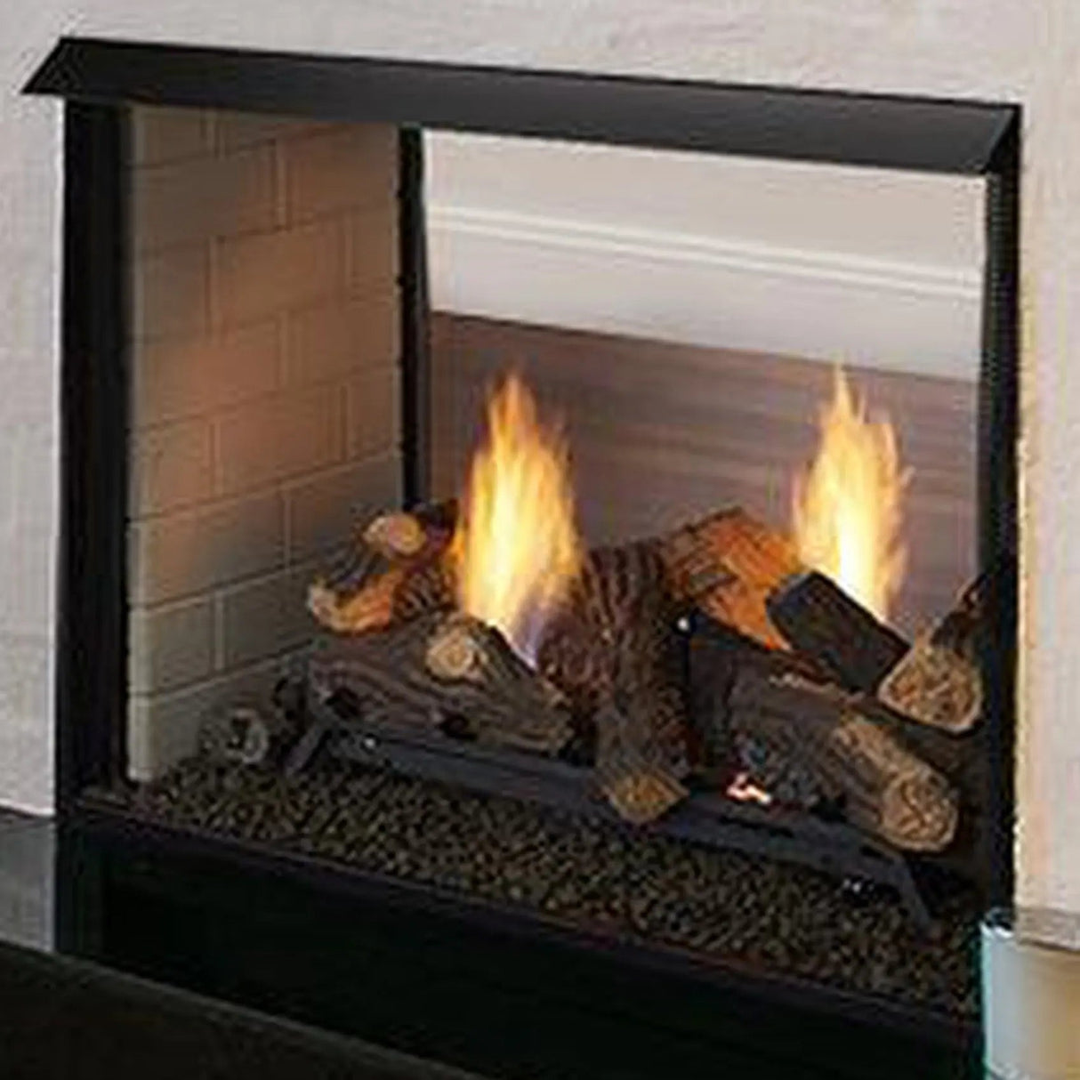 Monessen 36" Lo-Rider See Through Clean Face Vent Free Firebox with Traditional Refractory Firebrick