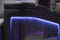 Valencia 2025 New Monza Leather Home Theater Seating With Carbon Fiber Panel Row of 2, Black