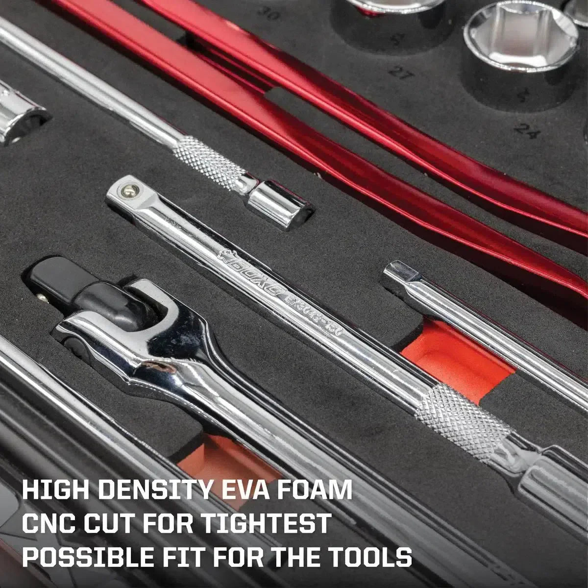 MotoBox | 103-Piece Metric Motorcycle Tool Set with 5-Drawer Hand Carry Tool Box