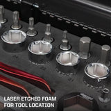 MotoBox | 103-Piece Metric Motorcycle Tool Set with 5-Drawer Hand Carry Tool Box