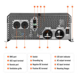 NOVA SUPERCHARGER 3K | 3000W 12V Pure Sine Wave Inverter Charger
