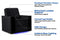 Valencia Naples Prestige Home Theater Seating Row of 2, Raven