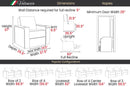 Valencia Naples Prestige Home Theater Seating Row of 2, Raven