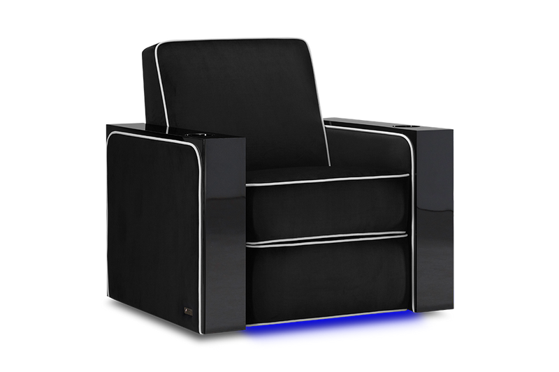 Valencia D-BOX Habtic+ Leather Home Theater Seating Naples Elegance