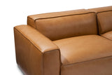 Nathan Leather Modular Sectional Sofa