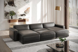 Nathan Leather Modular Bed Sectional Sofa