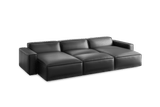 Nathan Leather Modular Bed Sectional Sofa
