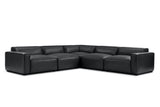 Nathan Leather Modular Corner Sectional Sofa