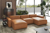 Nathan Leather Modular Sectional Sofa