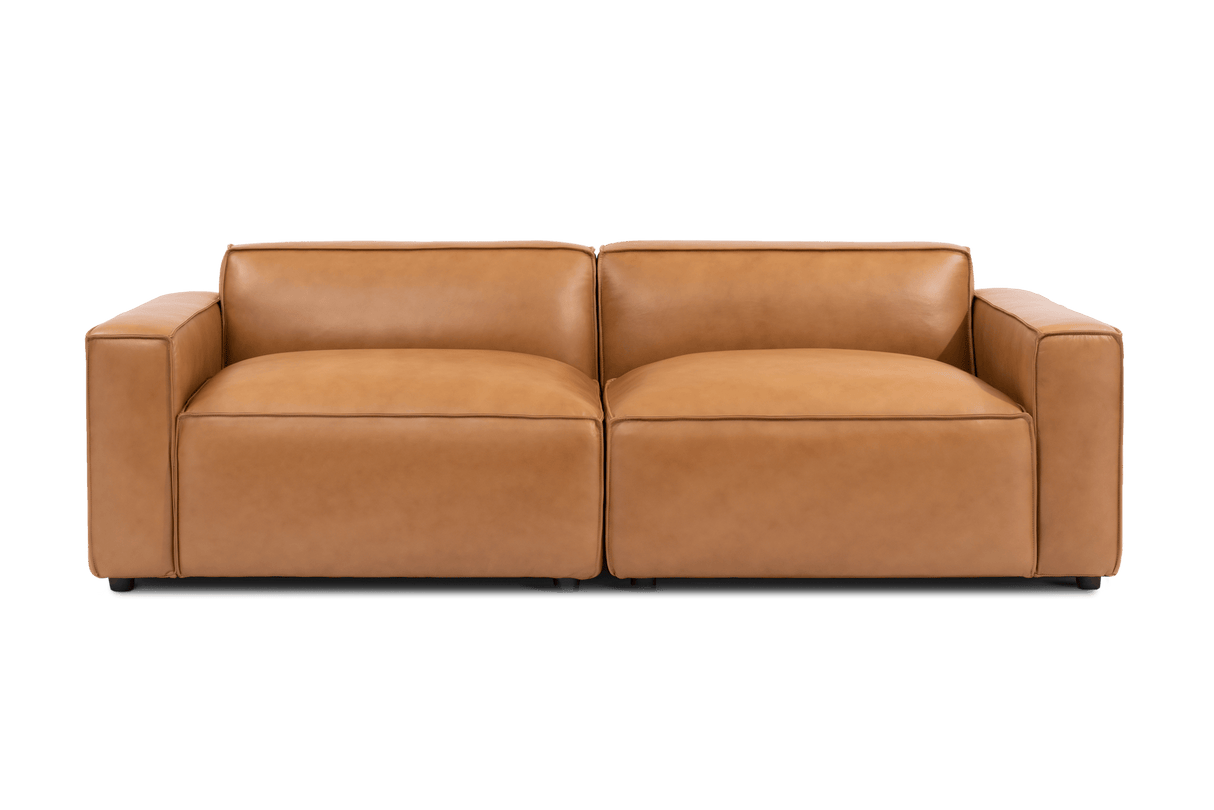 Nathan Leather Modular Sofa
