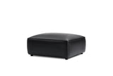 Nathan Leather Ottoman