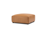 Nathan Leather Ottoman