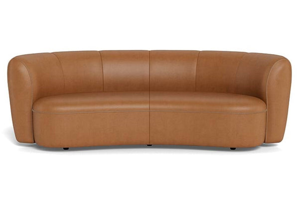 Valencia Nettie Leather 92" Sofa, Cognac