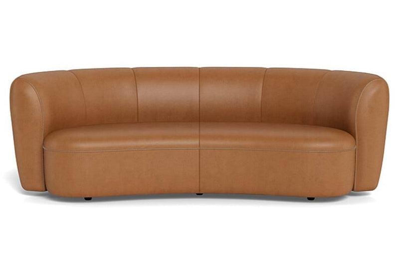 Valencia Nettie Leather 92" Sofa, Cognac