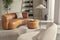 Valencia Nettie Leather 92" Sofa, Cognac