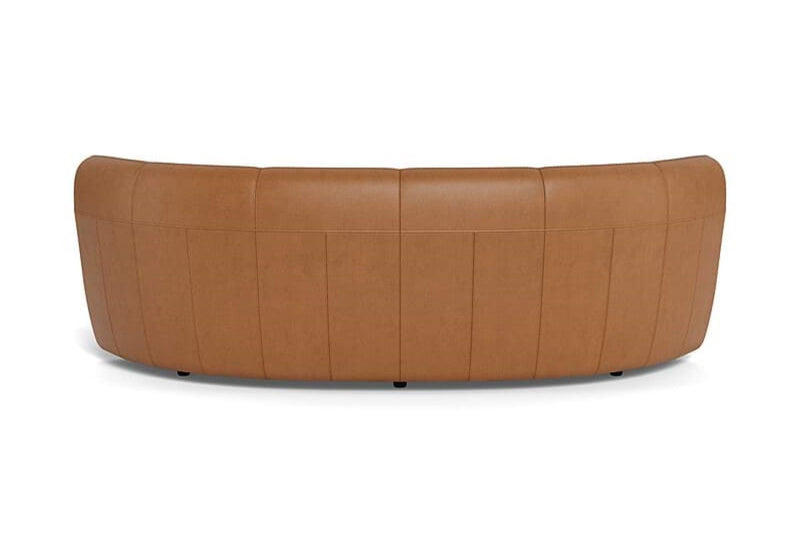 Valencia Nettie Leather 92" Sofa, Cognac
