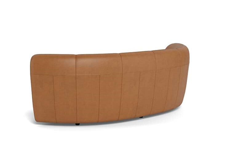 Valencia Nettie Leather 92" Sofa, Cognac