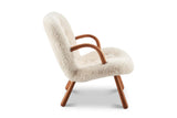 Nova Faux Sheepskin Accent Chair