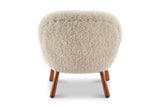 Nova Faux Sheepskin Accent Chair