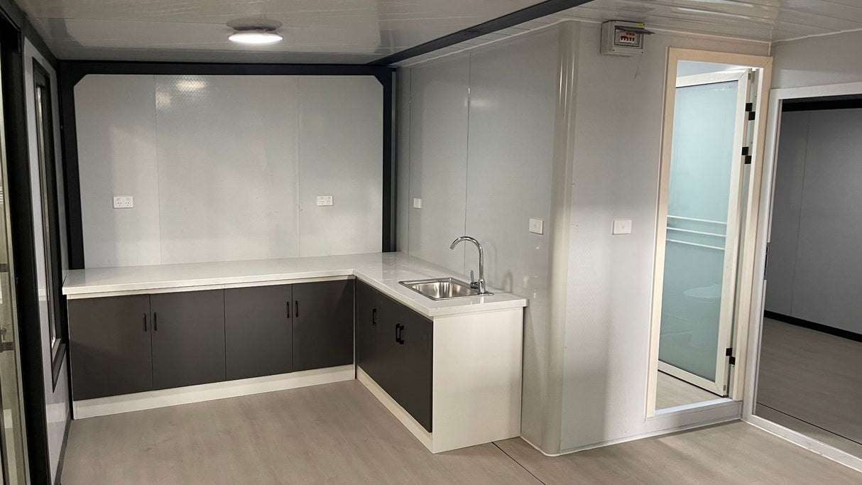 Mist Haven - 20' Expandable Container Home | 1 Bedroom, Full Bath, Kitchen, Dining + Living Room | 390 SF Tiny Home